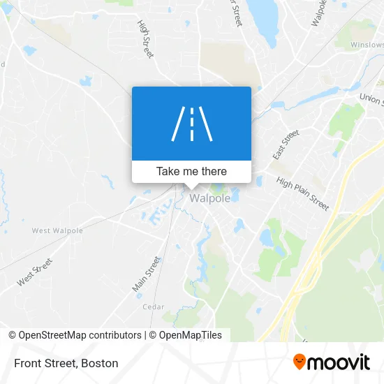 Mapa de Front Street