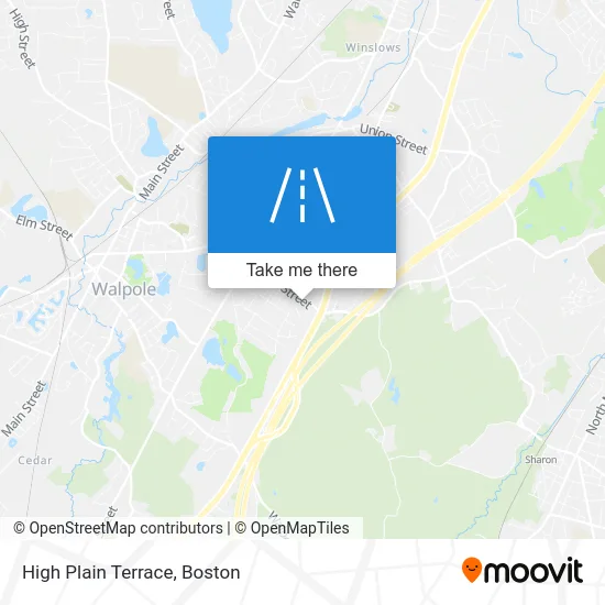 High Plain Terrace map