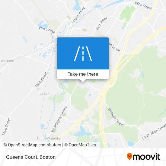 Queens Court map