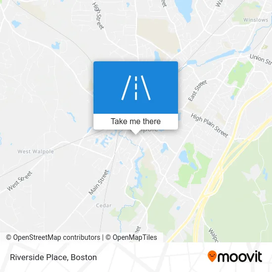 Riverside Place map