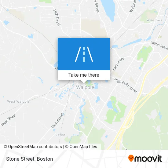 Stone Street map