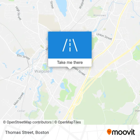 Thomas Street map
