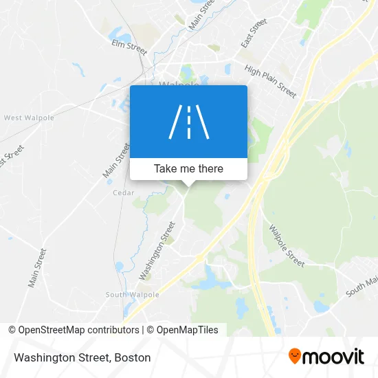 Washington Street map