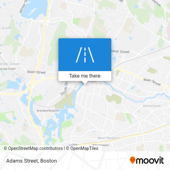Mapa de Adams Street