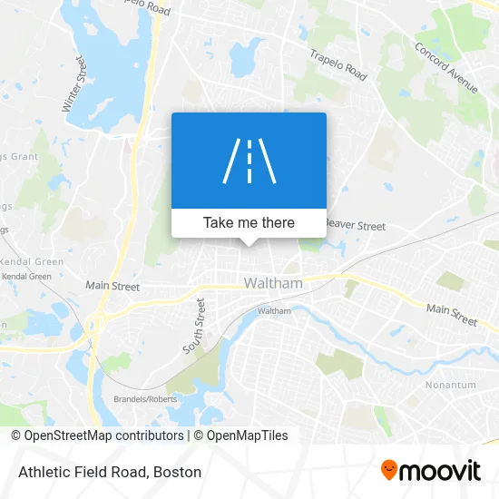 Athletic Field Road map