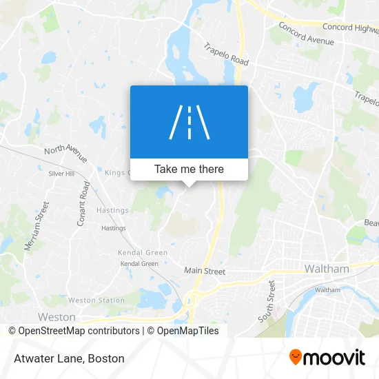 Atwater Lane map