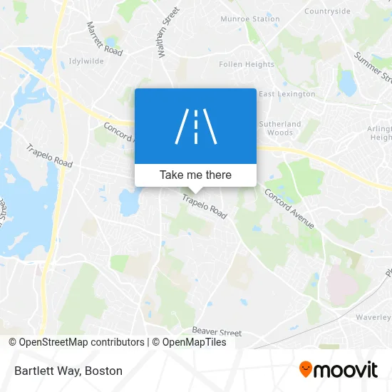 Bartlett Way map