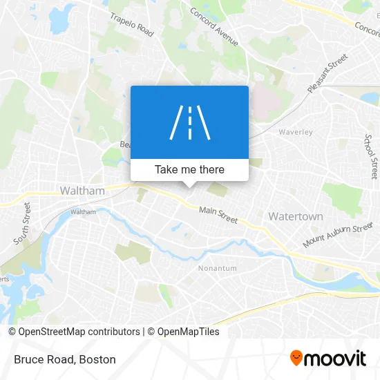 Bruce Road map