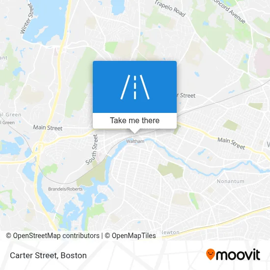 Carter Street map