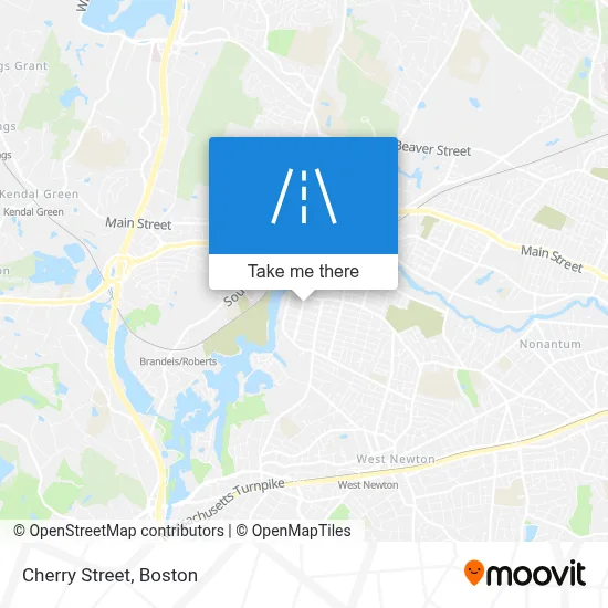 Cherry Street map