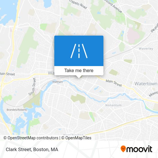 Mapa de Clark Street