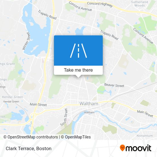 Mapa de Clark Terrace