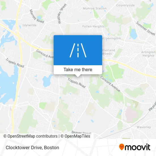 Clocktower Drive map