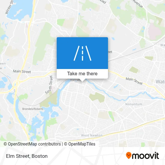 Elm Street map