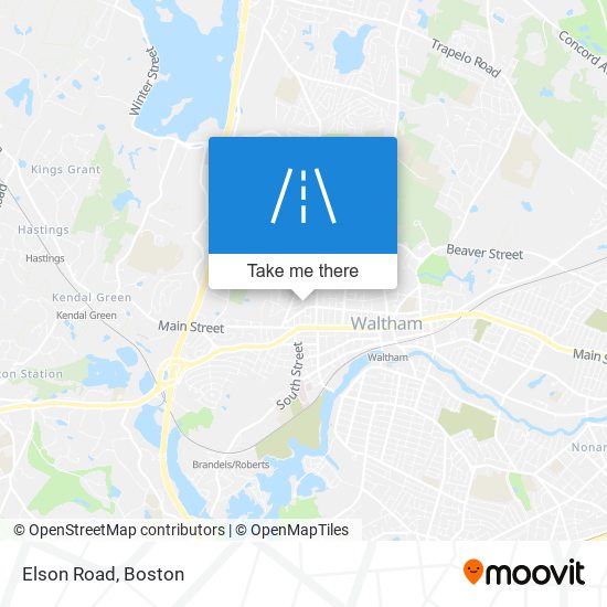 Elson Road map