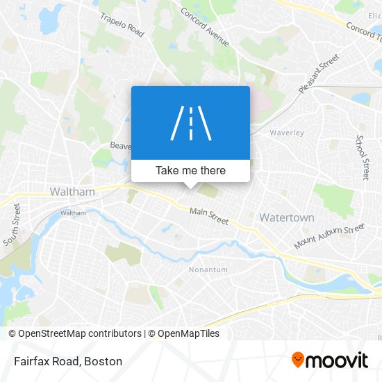 Fairfax Road map