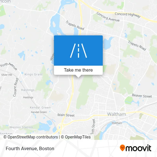 Fourth Avenue map