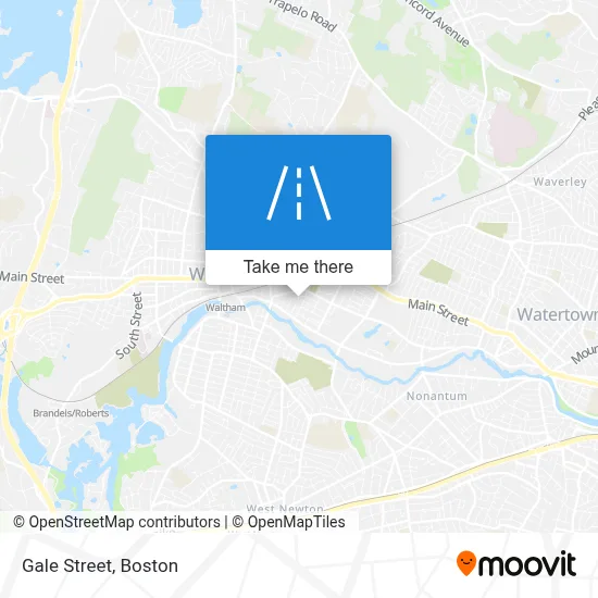 Gale Street map