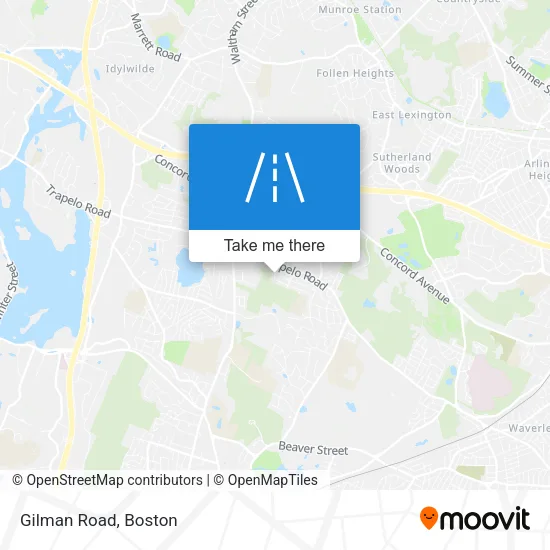 Gilman Road map