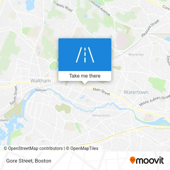 Gore Street map