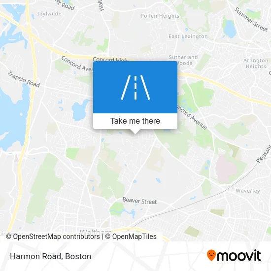 Harmon Road map