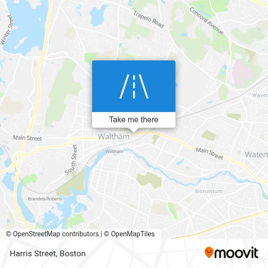 Harris Street map