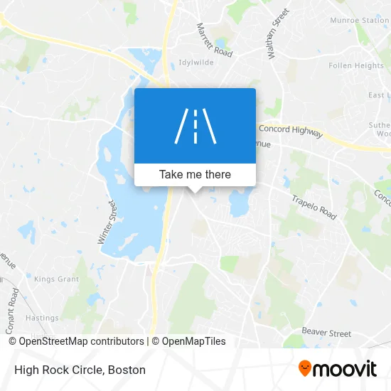 High Rock Circle map