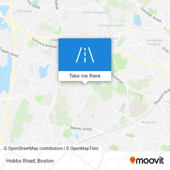Hobbs Road map