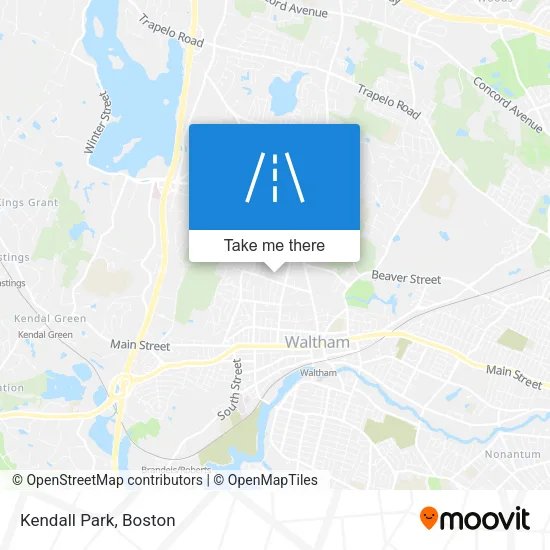 Kendall Park map