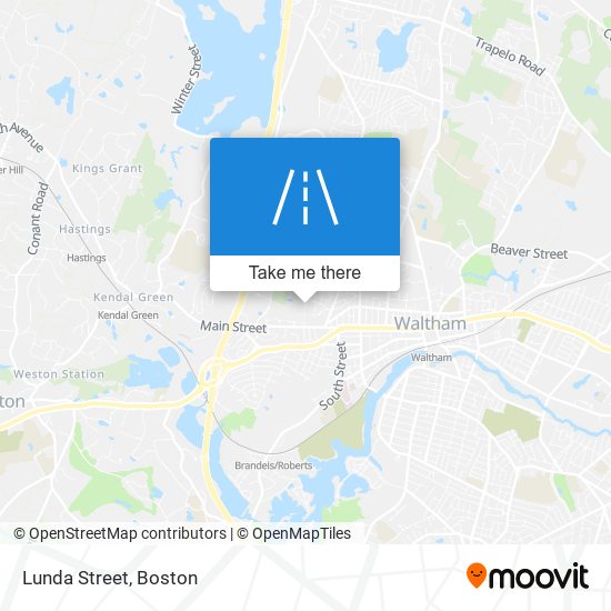 Lunda Street map