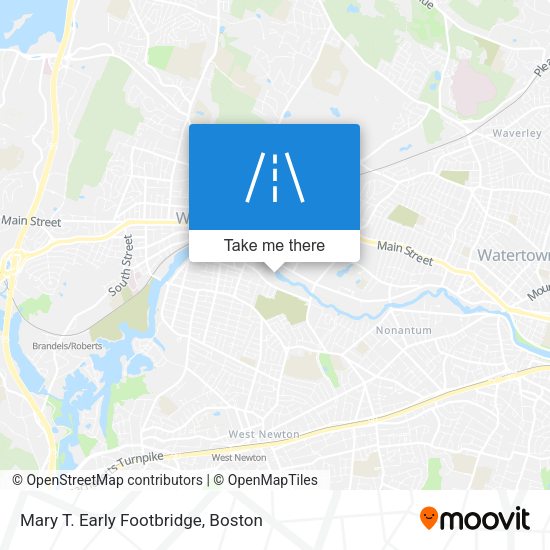 Mary T. Early Footbridge map