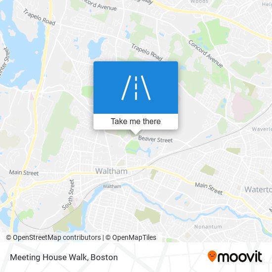 Meeting House Walk map