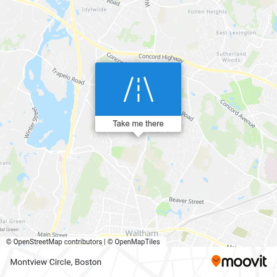 Montview Circle map