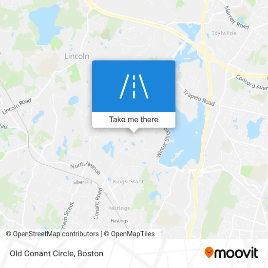 Old Conant Circle map