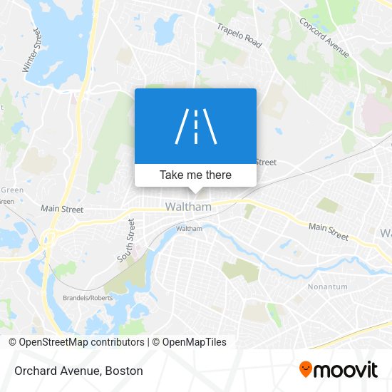 Mapa de Orchard Avenue