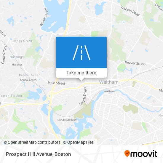 Prospect Hill Avenue map