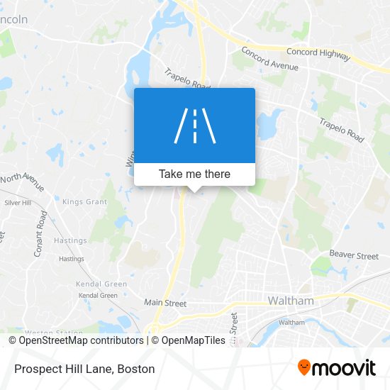 Mapa de Prospect Hill Lane