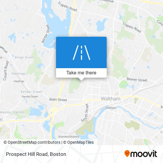 Prospect Hill Road map