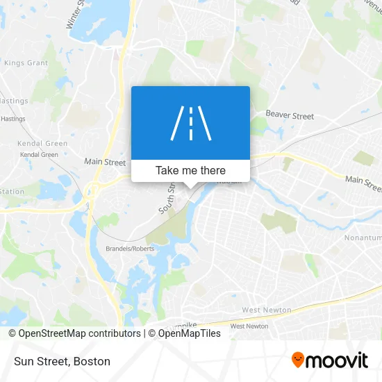 Sun Street map