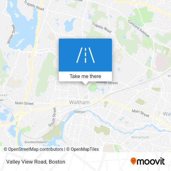 Mapa de Valley View Road
