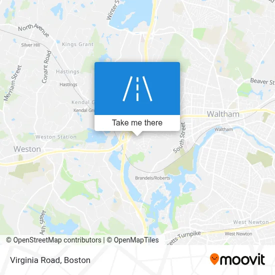 Virginia Road map