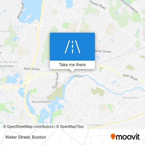 Water Street map