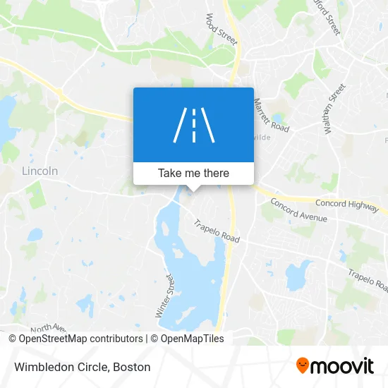 Wimbledon Circle map