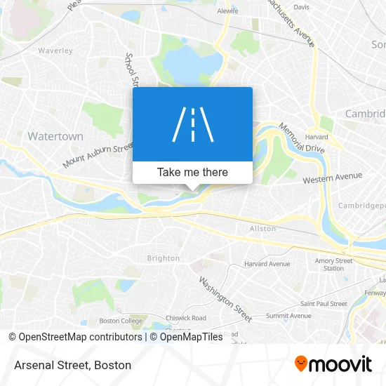 Arsenal Street map