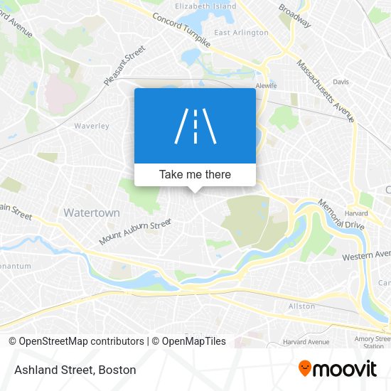 Mapa de Ashland Street