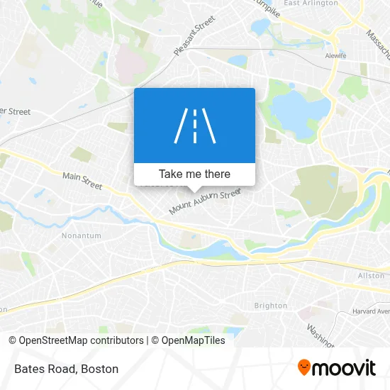 Bates Road map