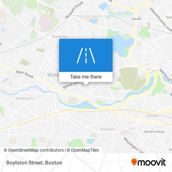 Boylston Street map