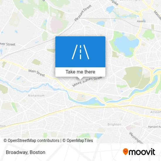 Broadway map