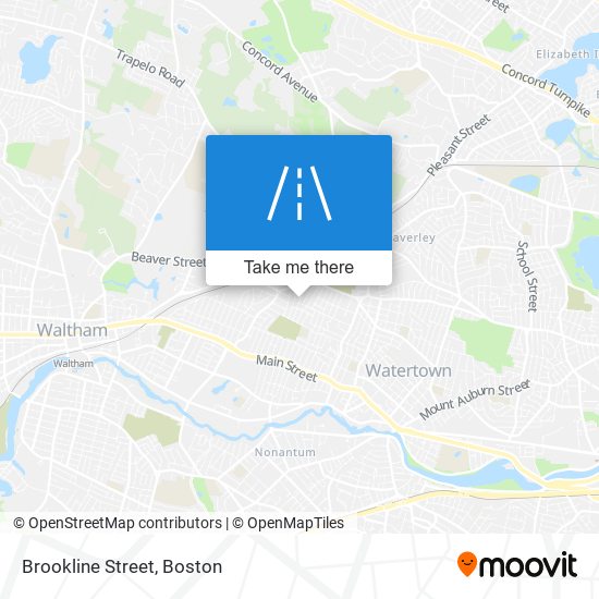 Mapa de Brookline Street