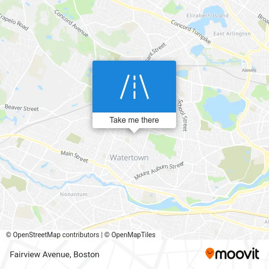 Fairview Avenue map
